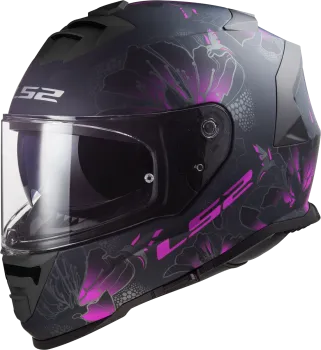 LS2 FF800 Storm II Burst matt schwarz pink